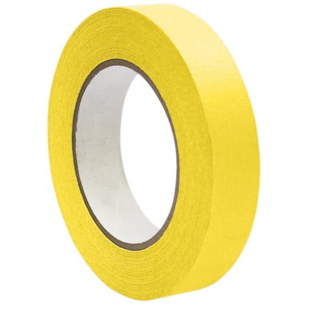 Mavalus Premium Grade Masking Tape, 1in x 55 yds, Yellow, PK6 DSS46169